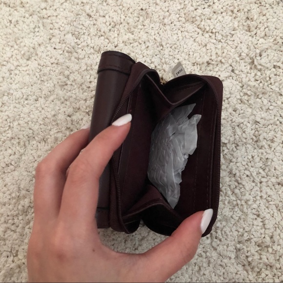 NEW Accessorize Dark Burgundy Small Wallet - Picture 5 of 5